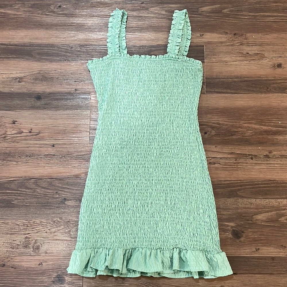 Zara Tank Dress in Green